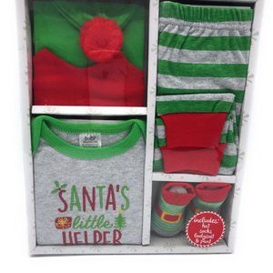 Baby Essentials - Little Helper 4 pc. Layette Set Christmas Costume Clothes NEW